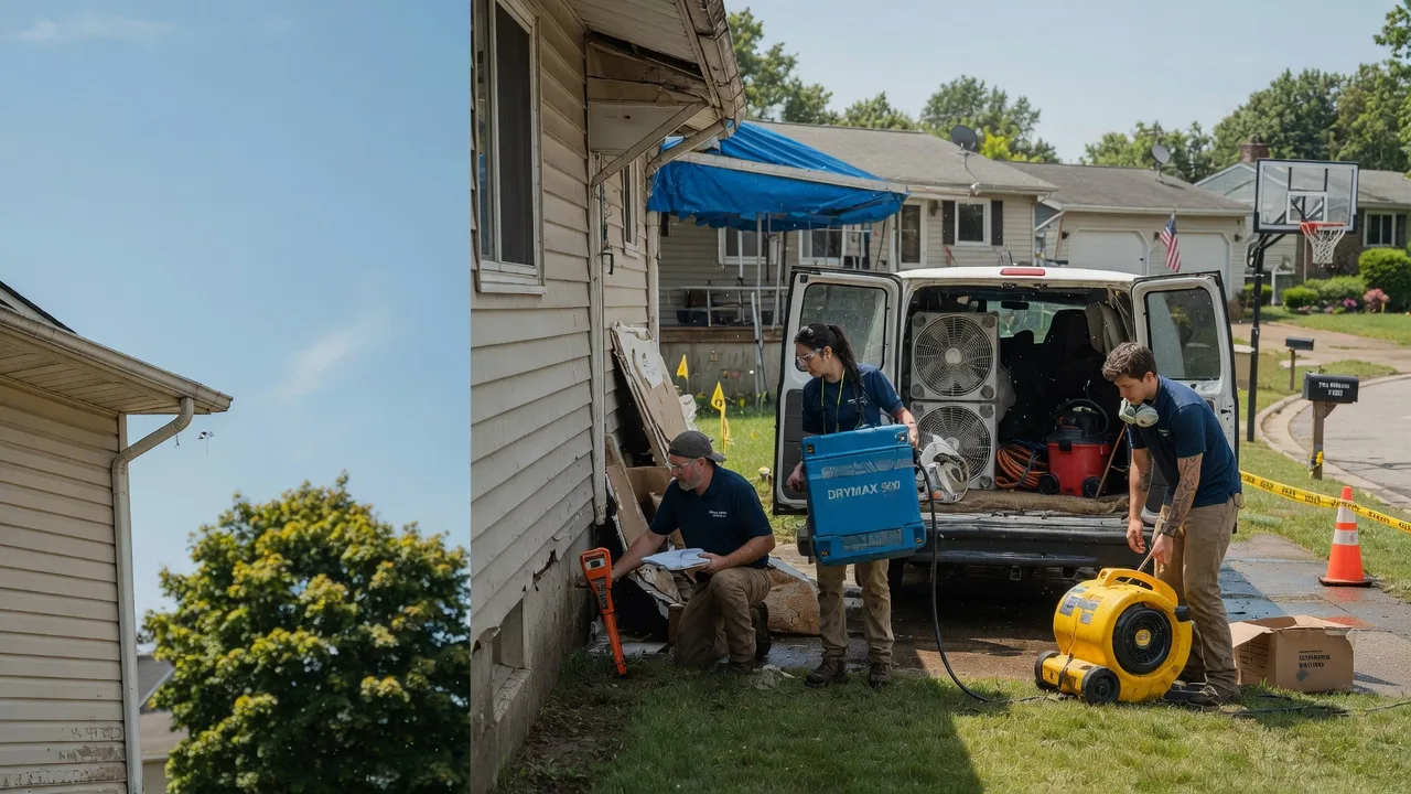 Ceiling Leak Cleanup in Ladora, IA near me